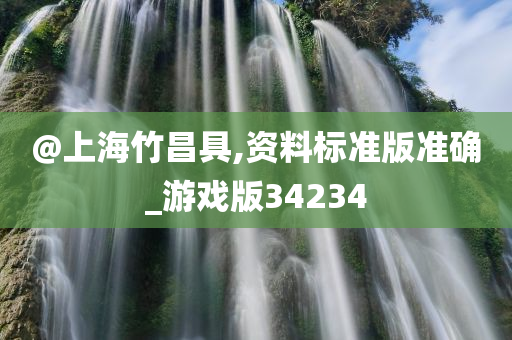 @上海竹昌具,资料标准版准确_游戏版34234