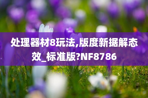 处理器材8玩法,版度新据解态效_标准版?NF8786