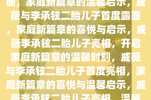 戚薇与李承铉二胎儿子首度露面，家庭新篇章的温馨启示，戚薇与李承铉二胎儿子首度露面，家庭新篇章的喜悦与启示，戚薇李承铉二胎儿子亮相，开启家庭新篇章的温馨时刻，戚薇与李承铉二胎儿子首度亮相，家庭新篇章的喜悦与温馨启示，戚薇李承铉二胎儿子亮相，温馨开启家庭新篇章