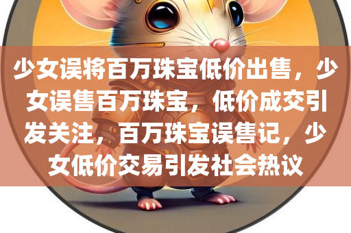 少女误将百万珠宝低价出售，少女误售百万珠宝，低价成交引发关注，百万珠宝误售记，少女低价交易引发社会热议
