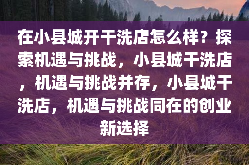 在小县城开干洗店怎么样？探索机遇与挑战，小县城干洗店，机遇与挑战并存，小县城干洗店，机遇与挑战同在的创业新选择