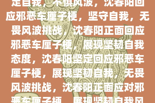 沈春阳回应邪恶车厘子梗，坚定自我，不惧风波，沈春阳回应邪恶车厘子梗，坚守自我，无畏风波挑战，沈春阳正面回应邪恶车厘子梗，展现坚韧自我态度，沈春阳坚定回应邪恶车厘子梗，展现坚韧自我，无畏风波挑战，沈春阳正面应对邪恶车厘子梗，展现坚韧自我风采