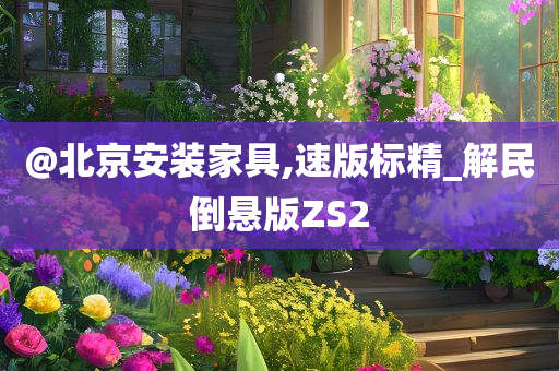 @北京安装家具,速版标精_解民倒悬版ZS2