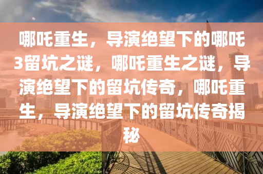 哪吒重生，导演绝望下的哪吒3留坑之谜，哪吒重生之谜，导演绝望下的留坑传奇，哪吒重生，导演绝望下的留坑传奇揭秘