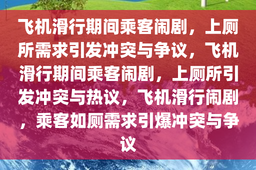 飞机滑行期间乘客闹剧，上厕所需求引发冲突与争议，飞机滑行期间乘客闹剧，上厕所引发冲突与热议，飞机滑行闹剧，乘客如厕需求引爆冲突与争议