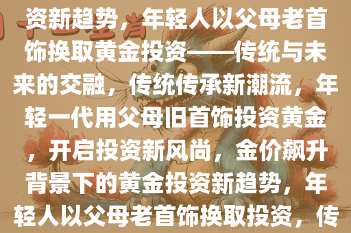 金价飙升，年轻人以父母老首饰换取黄金投资，传统与未来的交融，金价飙升背景下的投资新趋势，年轻人以父母老首饰换取黄金投资——传统与未来的交融，传统传承新潮流，年轻一代用父母旧首饰投资黄金，开启投资新风尚，金价飙升背景下的黄金投资新趋势，年轻人以父母老首饰换取投资，传统与未来的交融，黄金新风尚，年轻一代用父母旧首饰开启投资新潮流