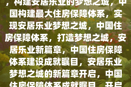 中国已建成最大住房保障体系，构建安居乐业的梦想之城，中国构建最大住房保障体系，实现安居乐业梦想之城，中国住房保障体系，打造梦想之城，安居乐业新篇章，中国住房保障体系建设成就瞩目，安居乐业梦想之城的新篇章开启，中国住房保障体系成就瞩目，开启安居乐业梦想之城新篇章