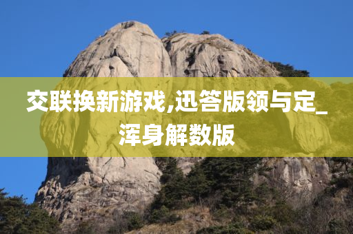 交联换新游戏,迅答版领与定_浑身解数版