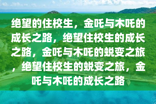 绝望的住校生，金吒与木吒的成长之路，绝望住校生的成长之路，金吒与木吒的蜕变之旅，绝望住校生的蜕变之旅，金吒与木吒的成长之路