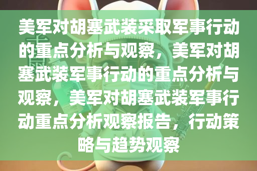 美军对胡塞武装采取军事行动的重点分析与观察，美军对胡塞武装军事行动的重点分析与观察，美军对胡塞武装军事行动重点分析观察报告，行动策略与趋势观察