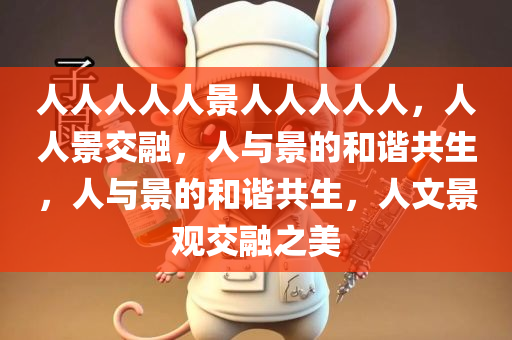 人人人人人景人人人人人，人人景交融，人与景的和谐共生，人与景的和谐共生，人文景观交融之美