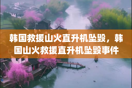 韩国救援山火直升机坠毁，韩国山火救援直升机坠毁事件