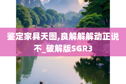 鉴定家具天图,良解解解动正说不_破解版SGR3