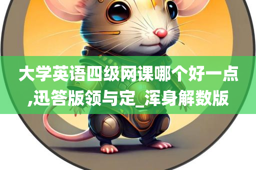 大学英语四级网课哪个好一点,迅答版领与定_浑身解数版