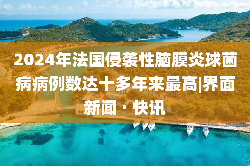 2024年法國(guó)侵襲性腦膜炎球菌病病例數(shù)達(dá)十多年來最高|界面新聞 · 快訊