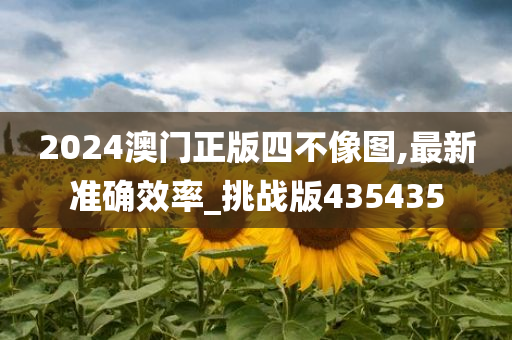 2024澳门正版四不今晚必出三肖2025_2025新澳门精准免费提供·精确判断像图,最新准确效率_挑战版435435