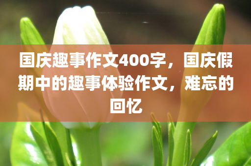 国庆趣事作文400字，国庆假期中的趣事体验作文，难忘的回忆
