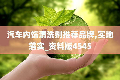 汽车内饰清洗剂推荐品牌,实地落实_资料版4545