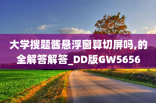 大学搜题酱悬浮窗算切屏吗,的全解答解答_DD版GW5656