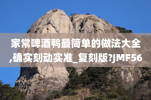家常啤酒鸭最简单的做法大全,确实刻动实准_复刻版?JMF56