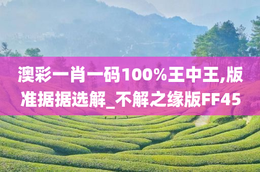 澳彩一肖一码100%王中王,版准据据选解_不解之缘版FF45