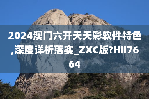 2024澳门六开天天彩软件特色,深度详析落实_ZXC版?HII7664