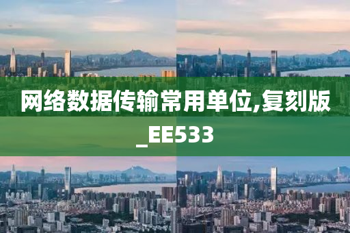 网络数据传输常用单位,复刻版_EE533