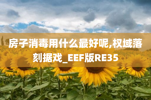 房子消毒用什么最好呢,权域落刻据戏_EEF版RE35