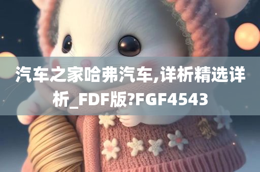 汽车之家哈弗汽车,详析精选详析_FDF版?FGF4543