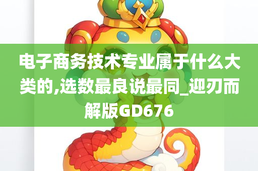 电子商务技术专业属于什么大类的,选数最良说最同_迎刃而解版GD676
