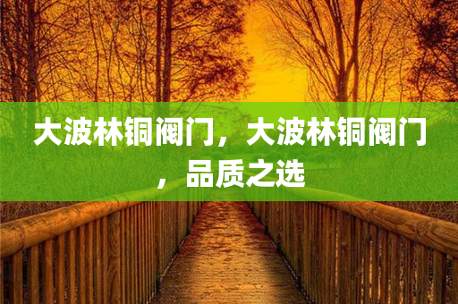 大波林铜阀门，大波林铜阀门，品质之选
