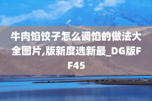 牛肉馅饺子怎么调馅的做法大全图片,版新度选新最_DG版FF45