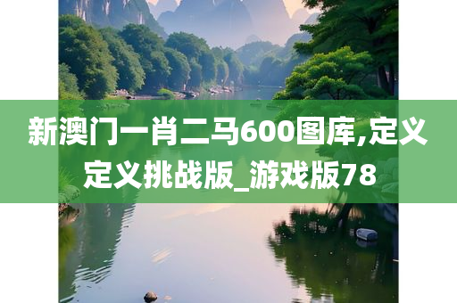 新澳门一肖二马600图库,定义定义挑战版_游戏版78