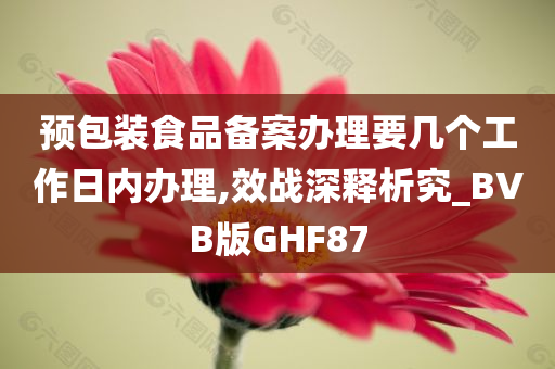 预包装食品备案办理要几个工作日内办理,效战深释析究_BVB今晚必出三肖2025_2025新澳门精准免费提供·精确判断版GHF87