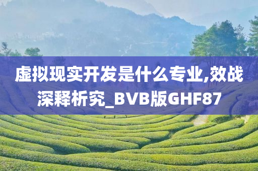 虚拟现实开发是什么专业,效战深释析究_BVB版GHF87