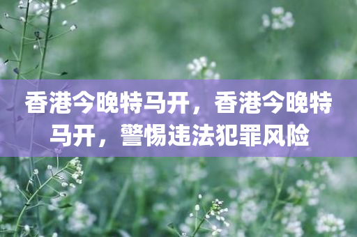 香港今晚特马开