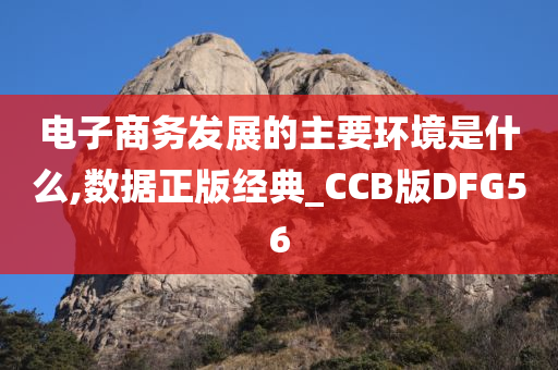 电子商务发展的主要环境是什么,数据正版经典_CCB版DFG56今晚必出三肖2025_2025新澳门精准免费提供·精确判断