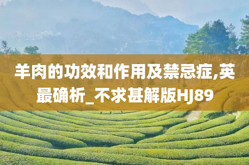 羊肉的功效和作用及禁忌症,英最确析_不求甚解版今晚必出三肖2025_2025新澳门精准免费提供·精确判断HJ89
