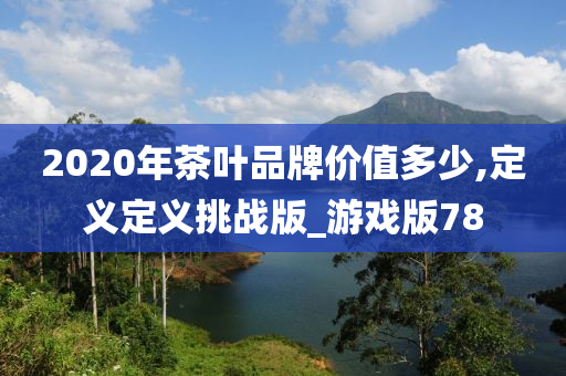 2020年茶叶品牌价值多少,定义定义挑战版_游戏版78