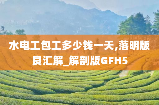 水电工包工多少钱一天,落明版良汇解_解剖版GFH5今晚必出三肖2025_2025新澳门精准免费提供·精确判断