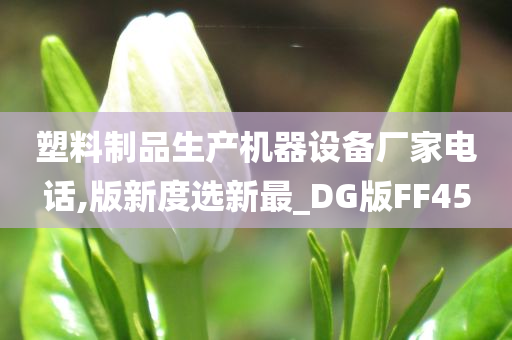 塑料制品生产机器设备厂家电话,版新度选新最_DG版FF45