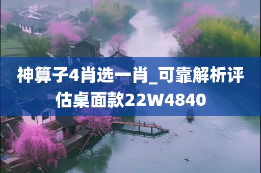 神算子4肖选一肖_可靠解析评估桌面款22W4840
