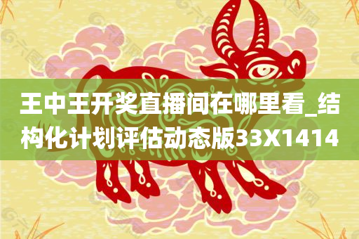 王中王开奖直播间在哪里看_结构化计划评估动态版33X1414