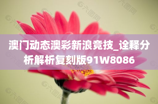 澳门动态澳彩新浪竞技_诠释分析解析复刻版91W8086