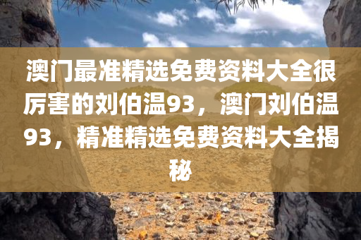 澳门最准精选免费资料大全很厉害的刘伯温93，澳门刘伯温93，精准精选免费资料大全揭秘