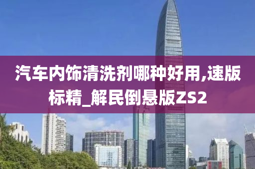 汽车内饰清洗剂哪种好用,速版标精_解民倒悬版ZS2