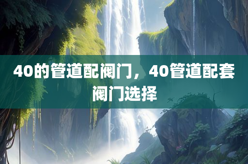 40的管道配阀门，40管道配套阀门选择