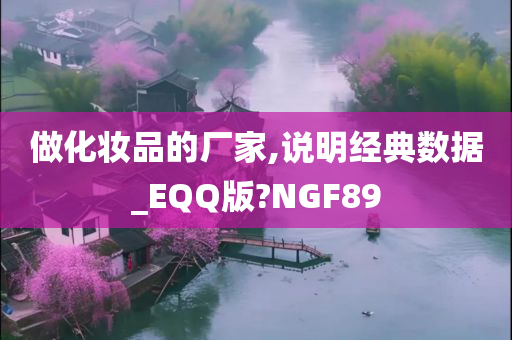 做化妆品的厂家,说明经典数据_EQQ版?NGF89