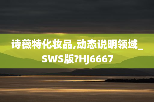 诗薇特化妆品,动态说明领域_SWS版?HJ6667