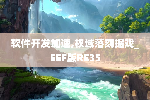 软件开发加速,权域落刻据戏_EEF版RE35